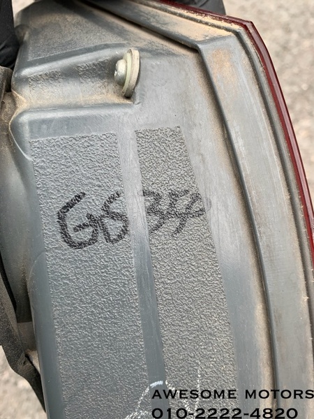 렉서스 gs430 조수석 트렁크 후미등