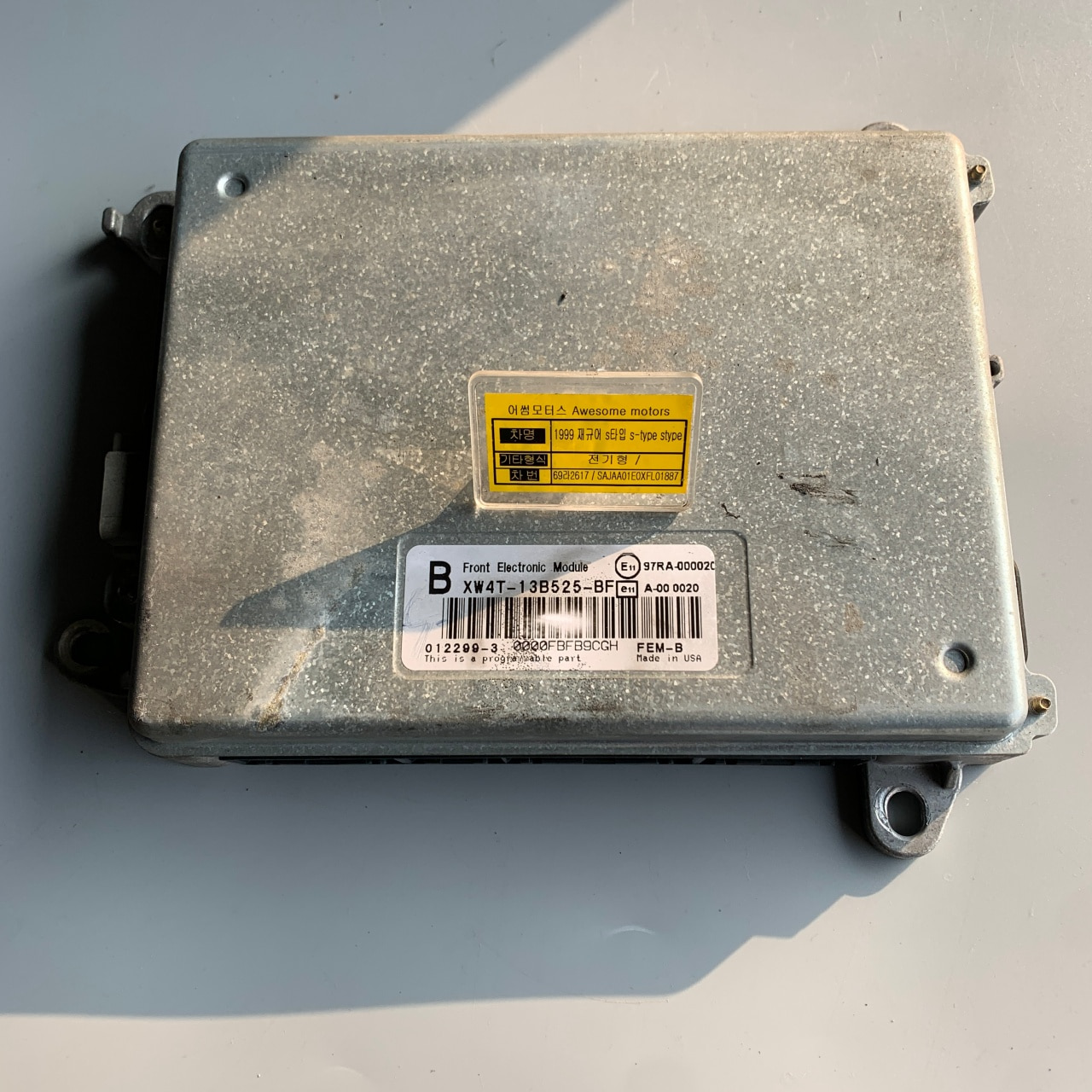 1999 재규어 s타입 s-type 3.0 bcm ecu xw4t-13b525-bf  xw4t13b525bf